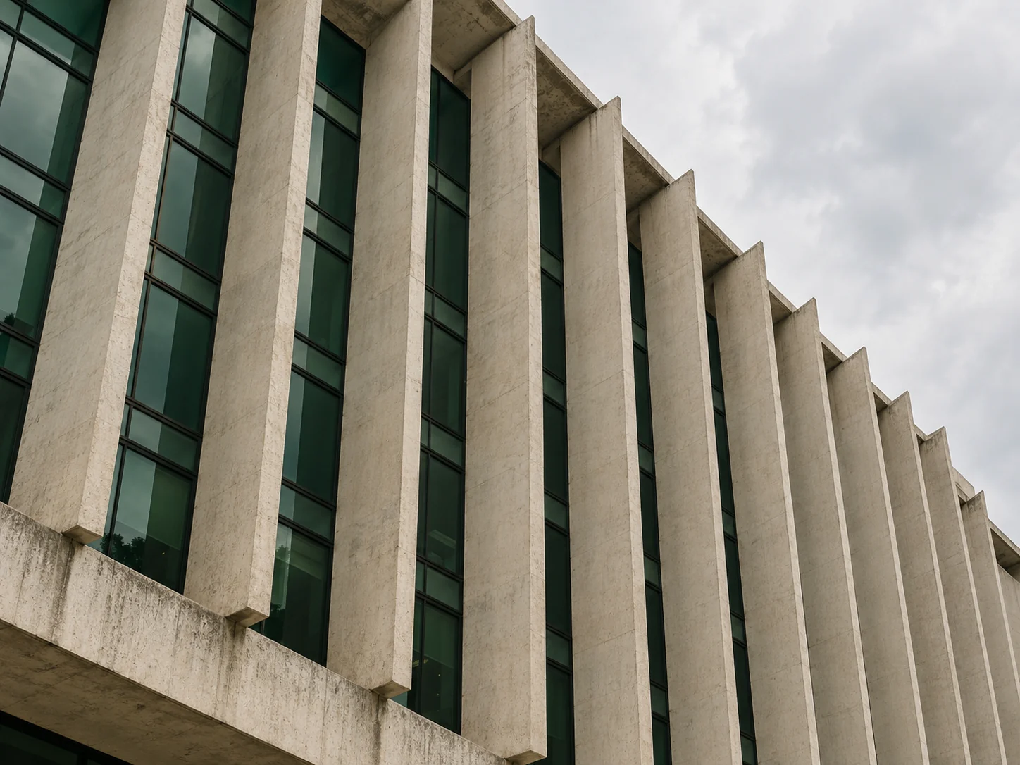 Detalhe de um edifício administrativo